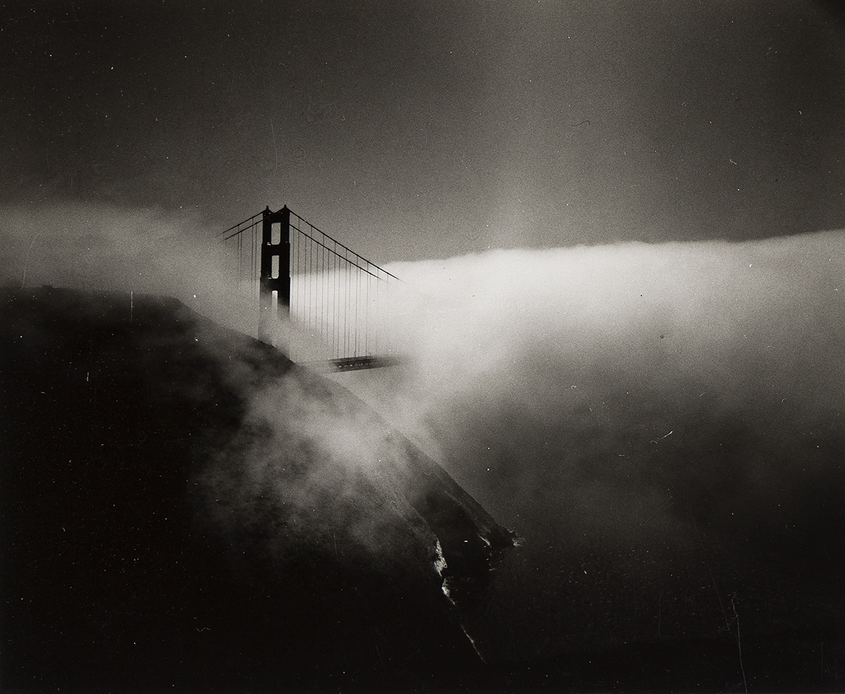MINOR WHITE (1908-1976) Golden Gate Bridge, San Francisco.